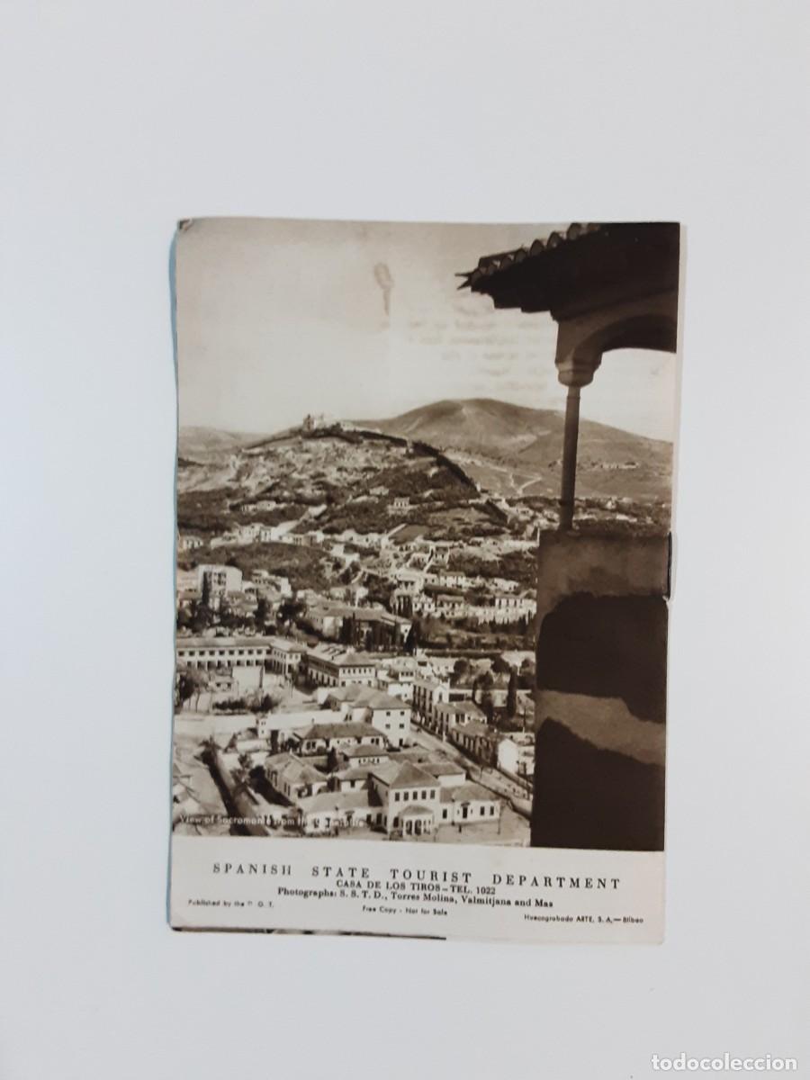 Folletos de turismo: Antiguo folleto de granada - Foto 2