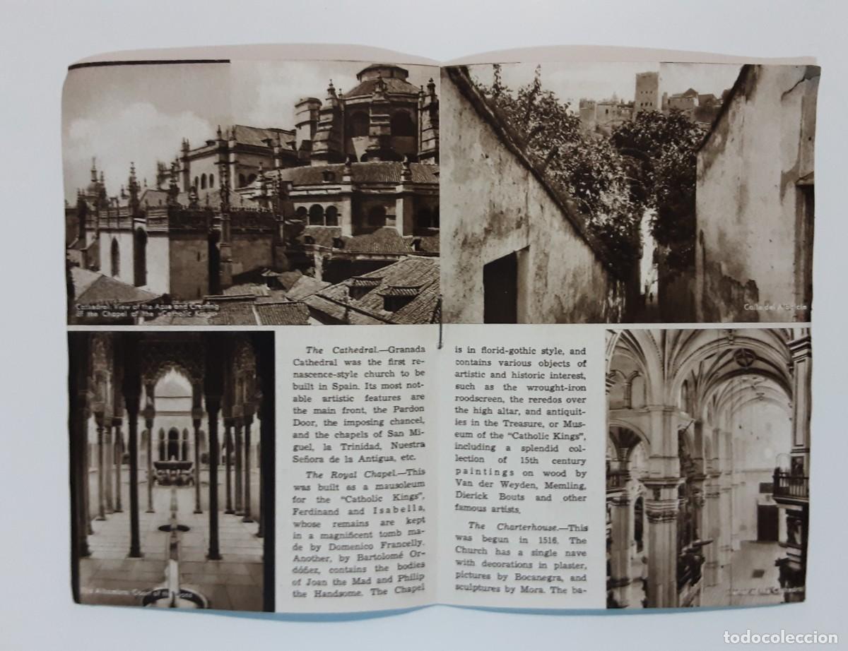 Folletos de turismo: Antiguo folleto de granada - Foto 3
