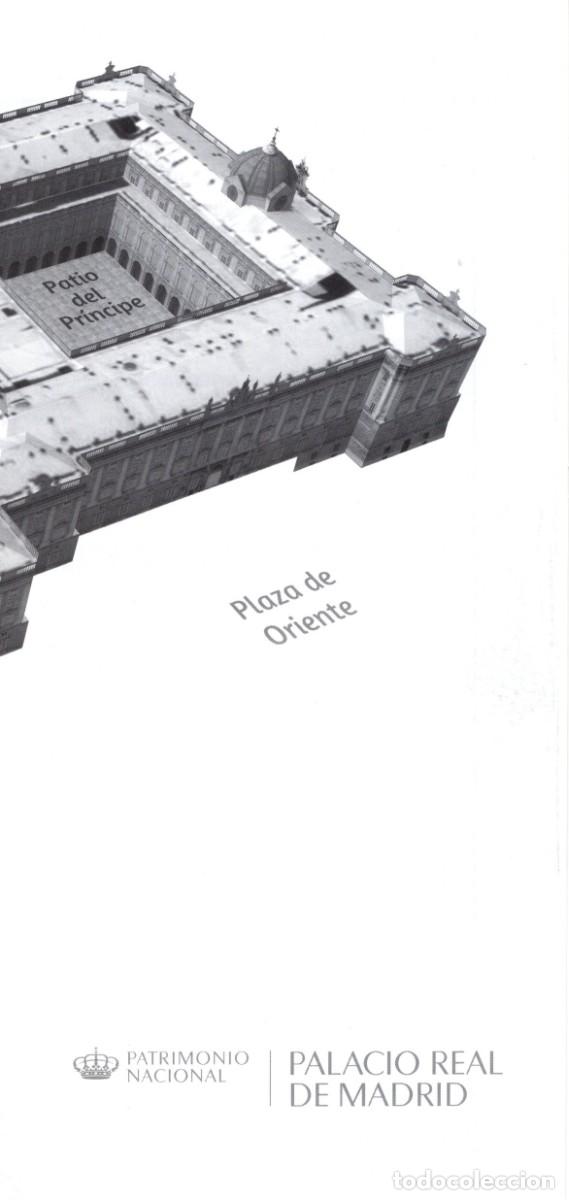 Travel Brochures: Folleto desplegable plano Palacio Real de Madrid. Patrimonio Nacional.