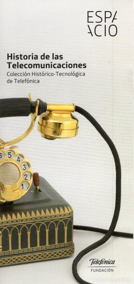 Travel Brochures: Folleto desplegable Exposici&oacute;n Permanente Fundaci&oacute;n Telef&oacute;nica. Madrid.