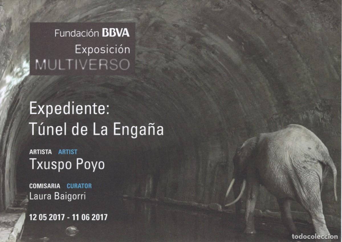 Travel Brochures: Folleto desplegable exposici&oacute;n TXUSPO POYO. F. BBVA. Madrid. 2017.