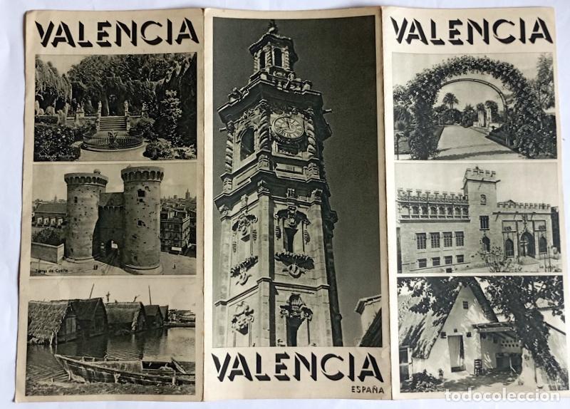 Tourismusbrosch&uuml;ren: ANTIGUO FOLLETO TURISTICO DE VALENCIA - EDITADO POR LA DIRECCION GENERAL DE TURISMO