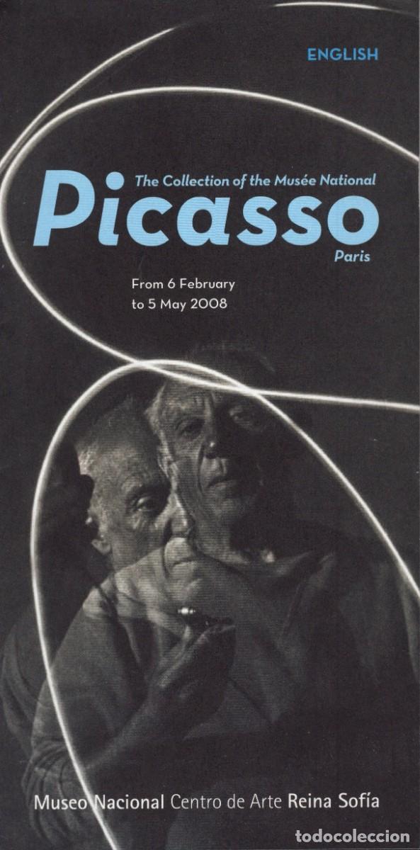 Folhetos de turismo: Folleto desplegable. Picasso. Museo Picasso Paris. Centro de Arte Reina Sofia. Madrid. 2007.