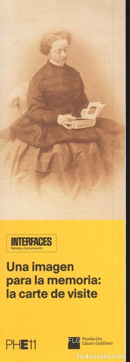 Folhetos de turismo: Folleto desplegable. Interfaces. PhotoEspa&ntilde;a. Fundaci&oacute;n L&aacute;zaro Galdiano. Madrid. 2011.