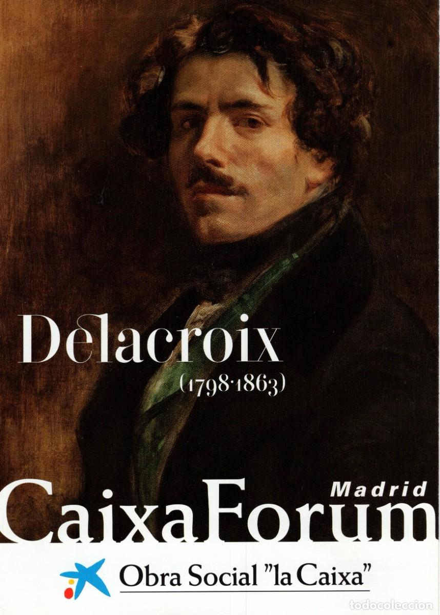 Folhetos de turismo: Folleto desplegable. Delacroix. Caixa Forum. Madrid. 2012.