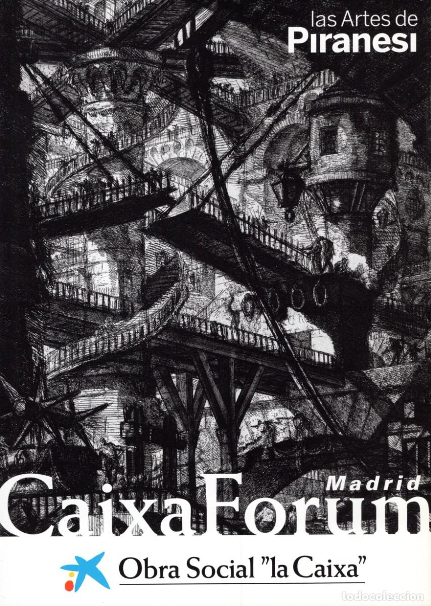 Folhetos de turismo: Folleto desplegable. Las Artes de Piranesi. Caixa Forum. Obra Social La Caixa. Madrid. 2012.