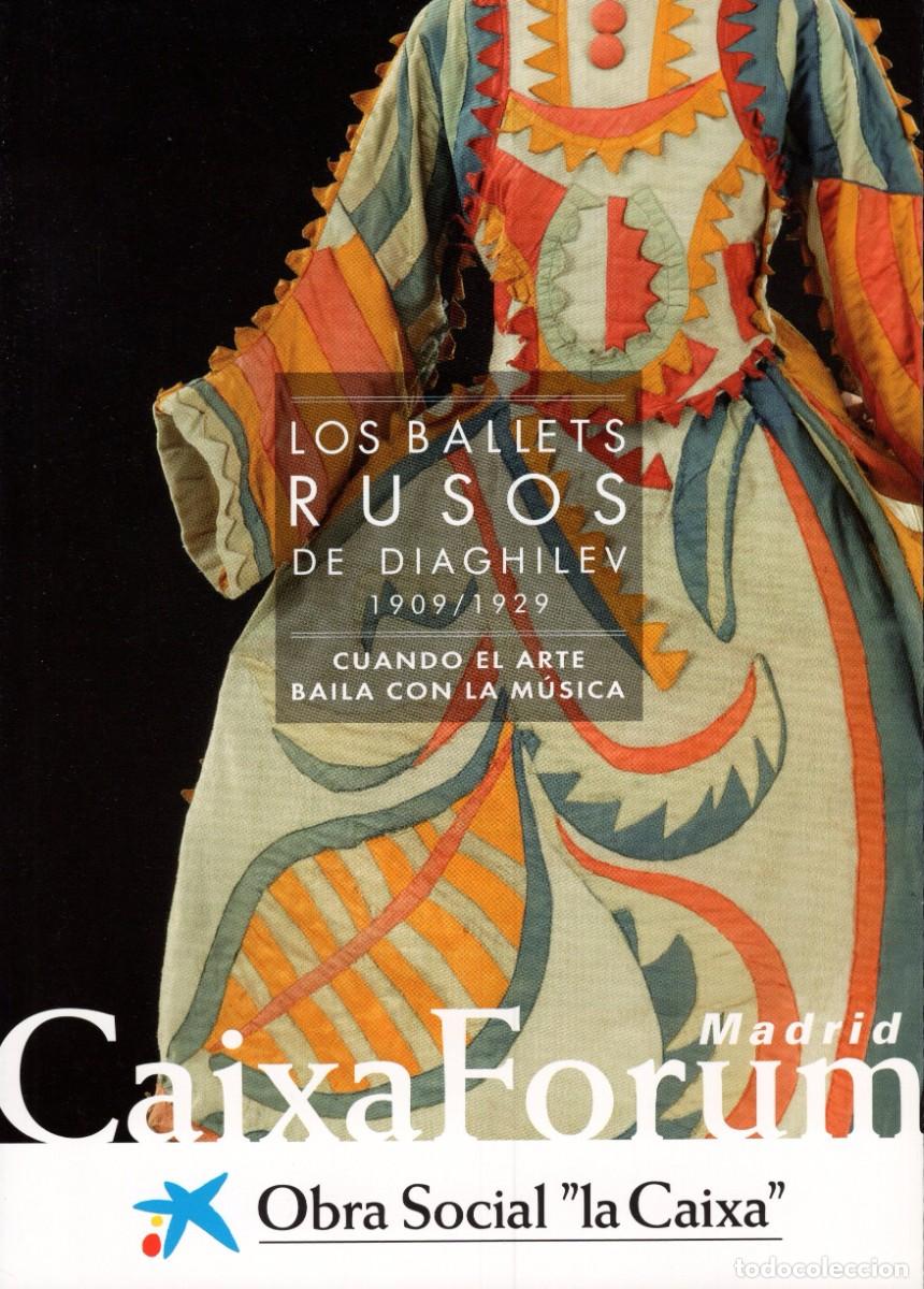 Folhetos de turismo: Folleto desplegable. Ballets Rusos Diaghilev. Caixa Forum. Obra Social Caja Madrid. Madrid. 2012.