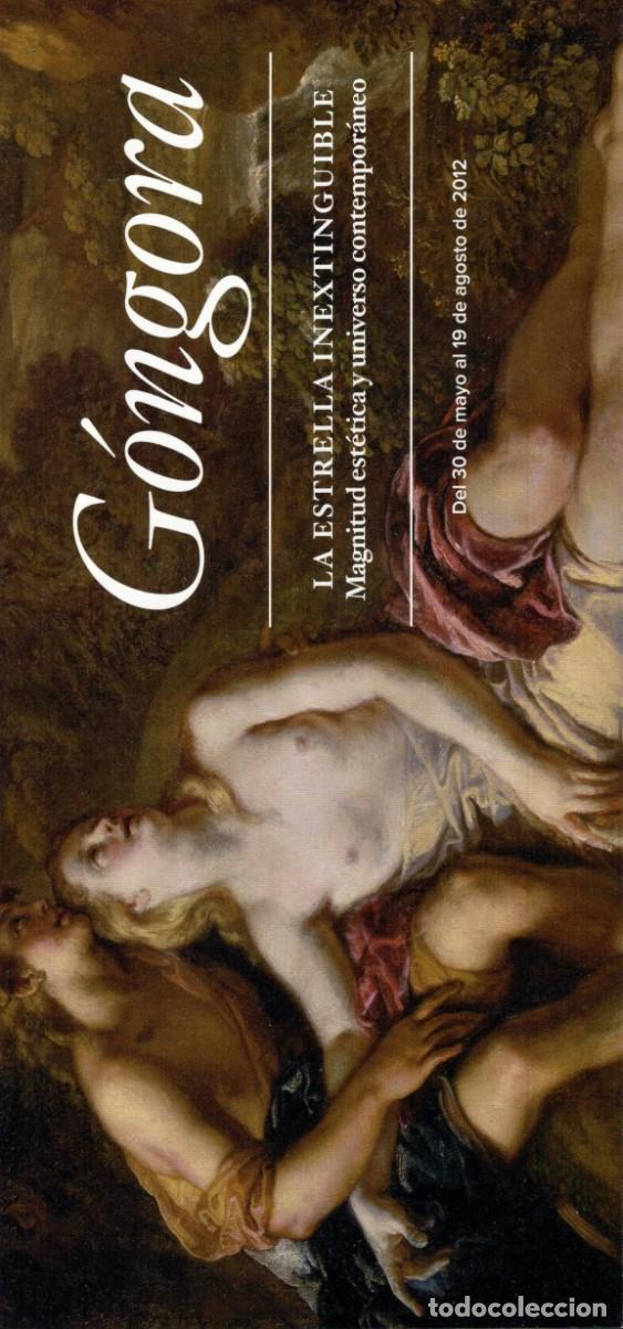 Folhetos de turismo: Folleto desplegable. G&oacute;ngora. Estrella Inextinguible. Biblioteca Nacional. Madrid. 2012.