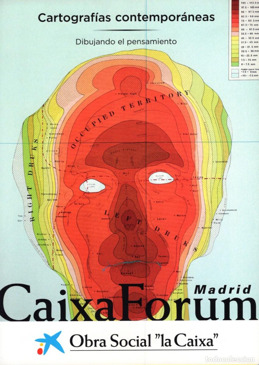 Folhetos de turismo: Folleto desplegable. Cartograf&iacute;as Contempor&aacute;neas. Obra Social La Caixa. Madrid. 2012.