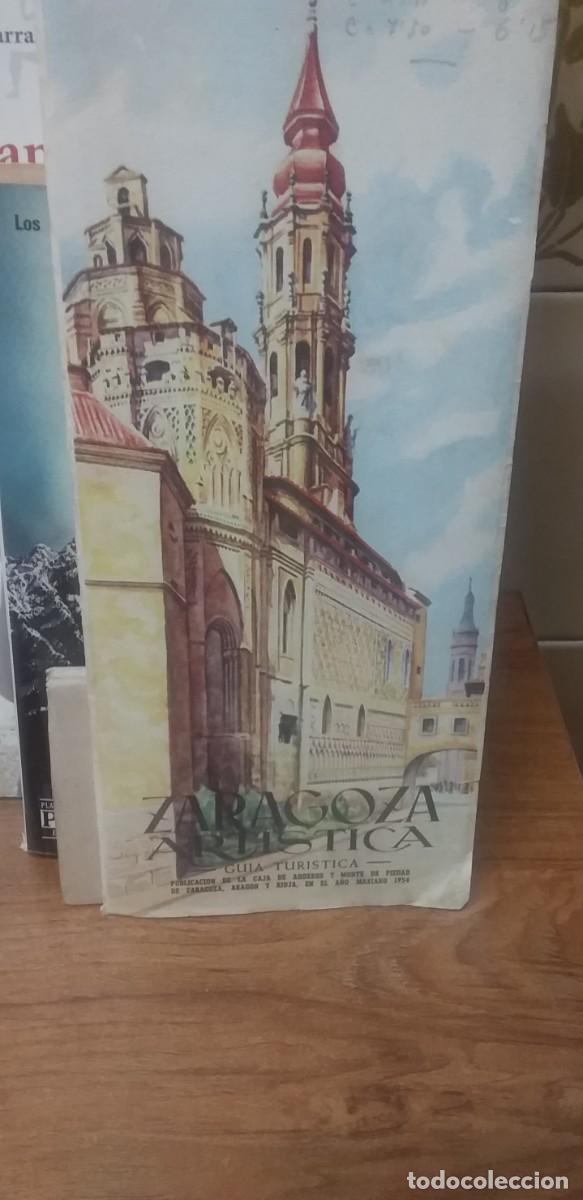 Folhetos de turismo: ZARAGOZA ARTISTICA - GUIA TURISTICA - 1954