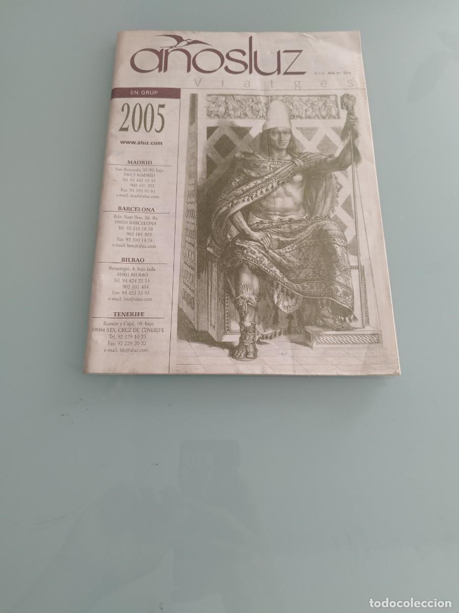 Folhetos de turismo: FOLLETO DE TURISMO A&Ntilde;OSLUZ 2005. LOS VIAJES. MADRID, BARCELONA, BILBAO Y TENERIFE.