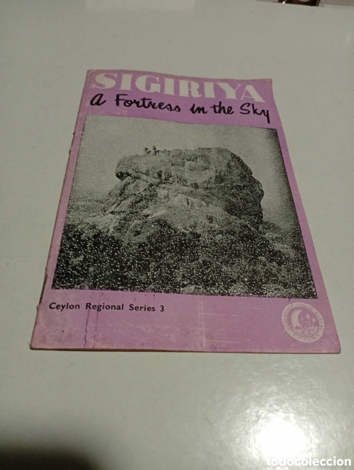 Folhetos de turismo: Folleto tur&iacute;stico SIGIRIYA , Ceylan