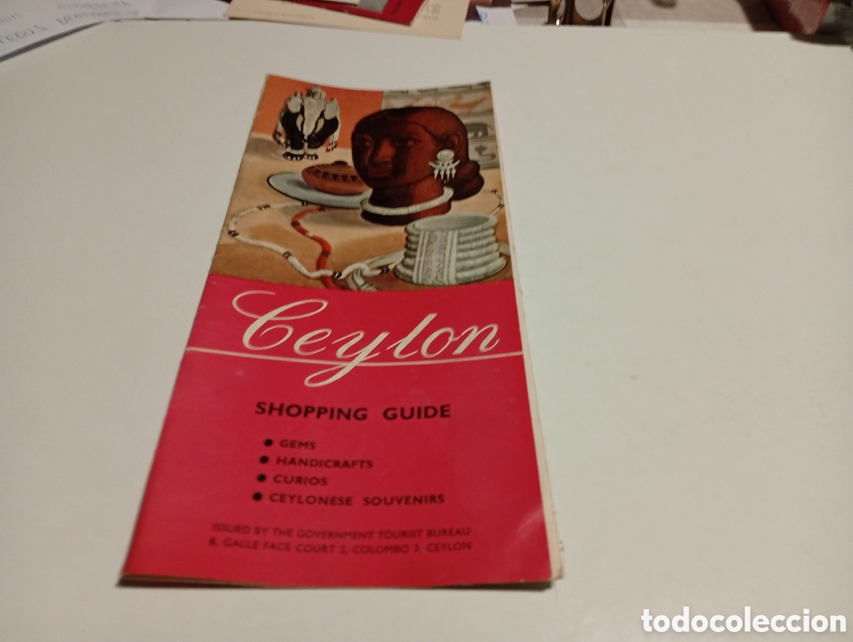 Folhetos de turismo: Folleto tur&iacute;stico Ceylan