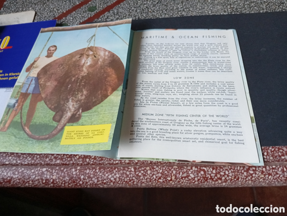 Travel Brochures: Folleto tur&iacute;stico Pesca en el Uruguay