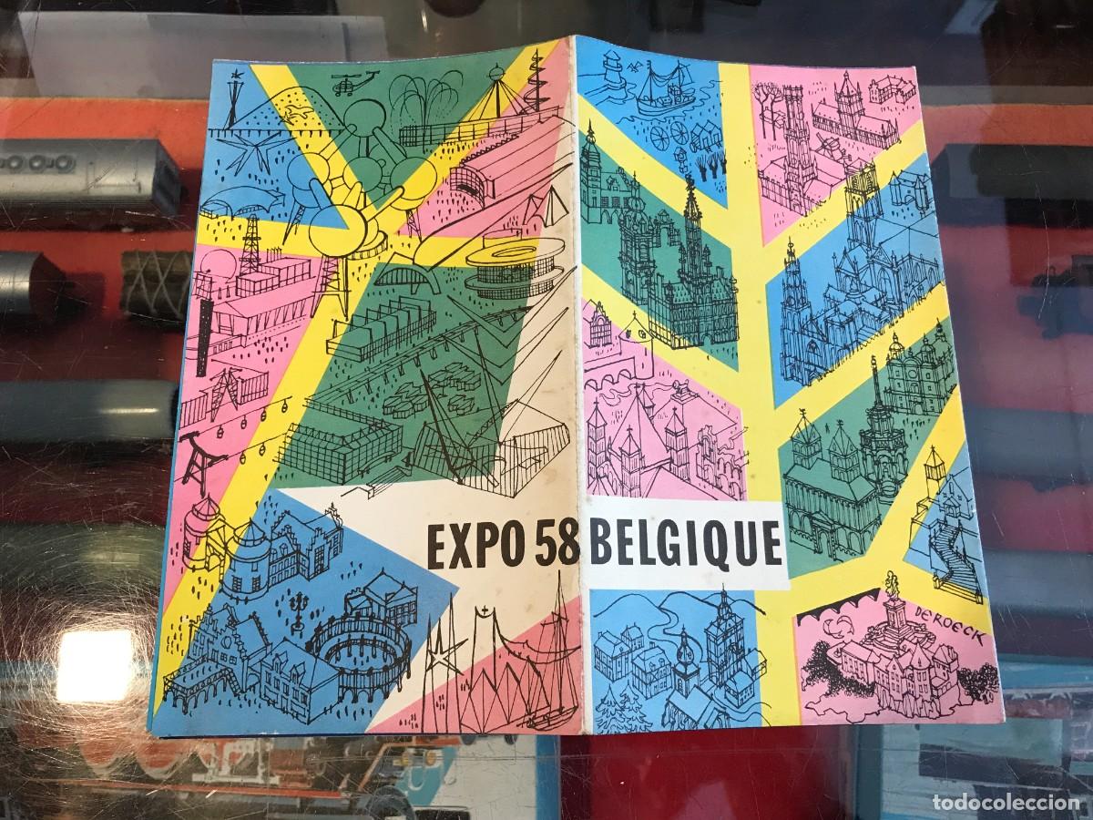 Folhetos de turismo: FOLLETO DE TURISMO. EXPO 58, 1958, BELGIQUE