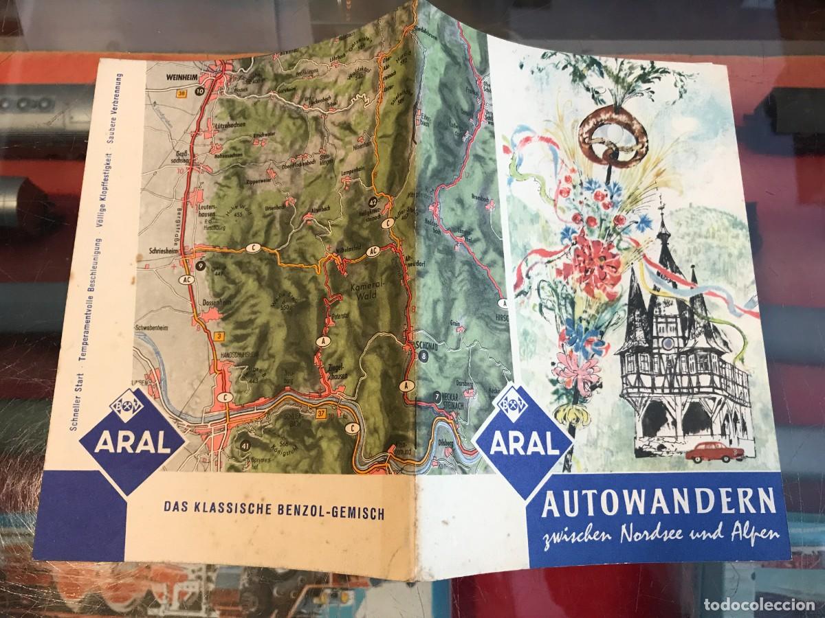 Folhetos de turismo: FOLLETO DE TURISMO. AUTOWANDERN... NORDSEE UND ALPEN. BV-ARAL AKTIENGESELLSCHAFT, BOCHUM