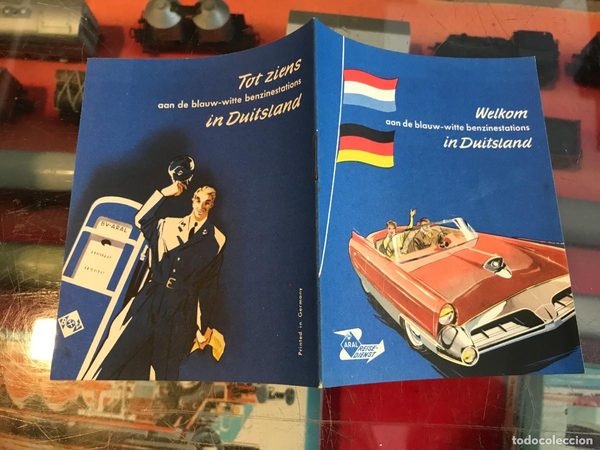 Folhetos de turismo: FOLLETO DE TURISMO. WELKOM AAN DE BLAUW-WITTE BENZINESTATIONS IN DUITSLAND.