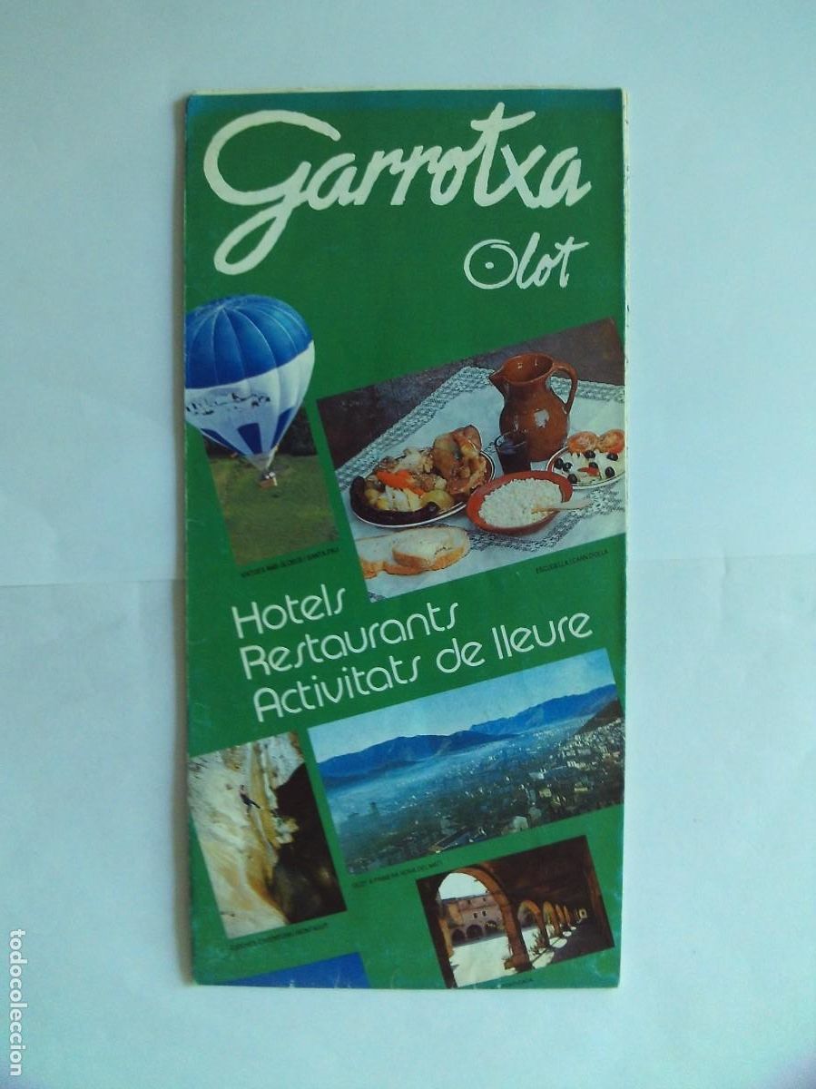 Folletos de turismo: MAPA Y GUIA TURISTICO DE GARROTXA - Foto 1