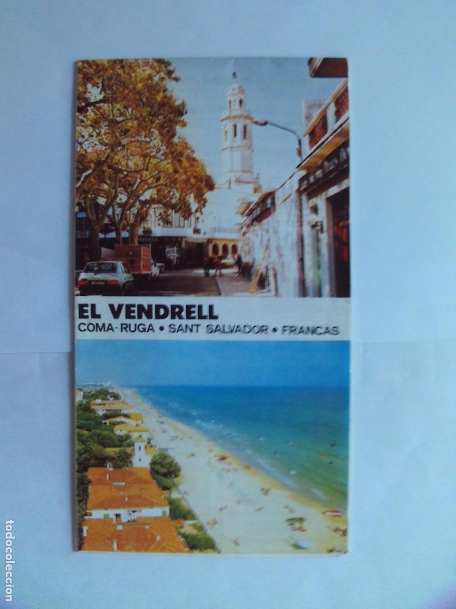 Folletos de turismo: MAPA Y GUIA TURISTICO DE EL VENDRELL - Foto 1