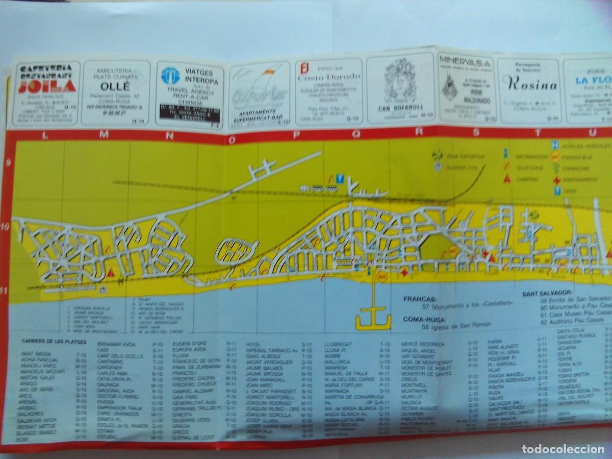 Folletos de turismo: MAPA Y GUIA TURISTICO DE EL VENDRELL - Foto 2