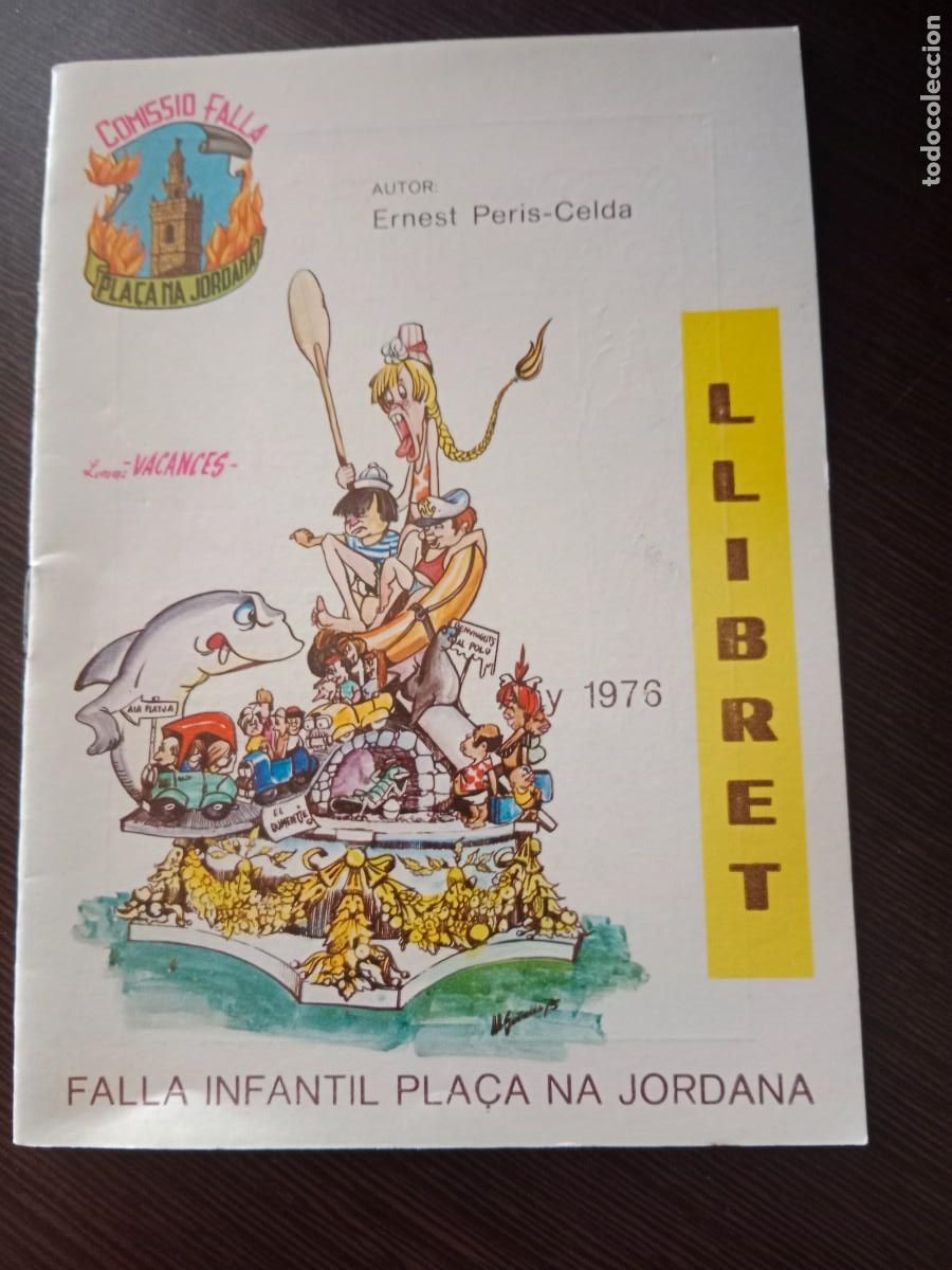 Folhetos de turismo: LLIBRET FALLA INFANTIL PLAZA NA JORDANA 1976 - FALLAS DE VALENCIA