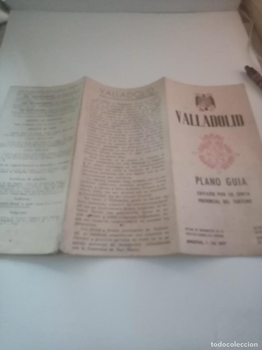 Folhetos de turismo: ANTIGUO PLANO GUIA VALLADOLID
