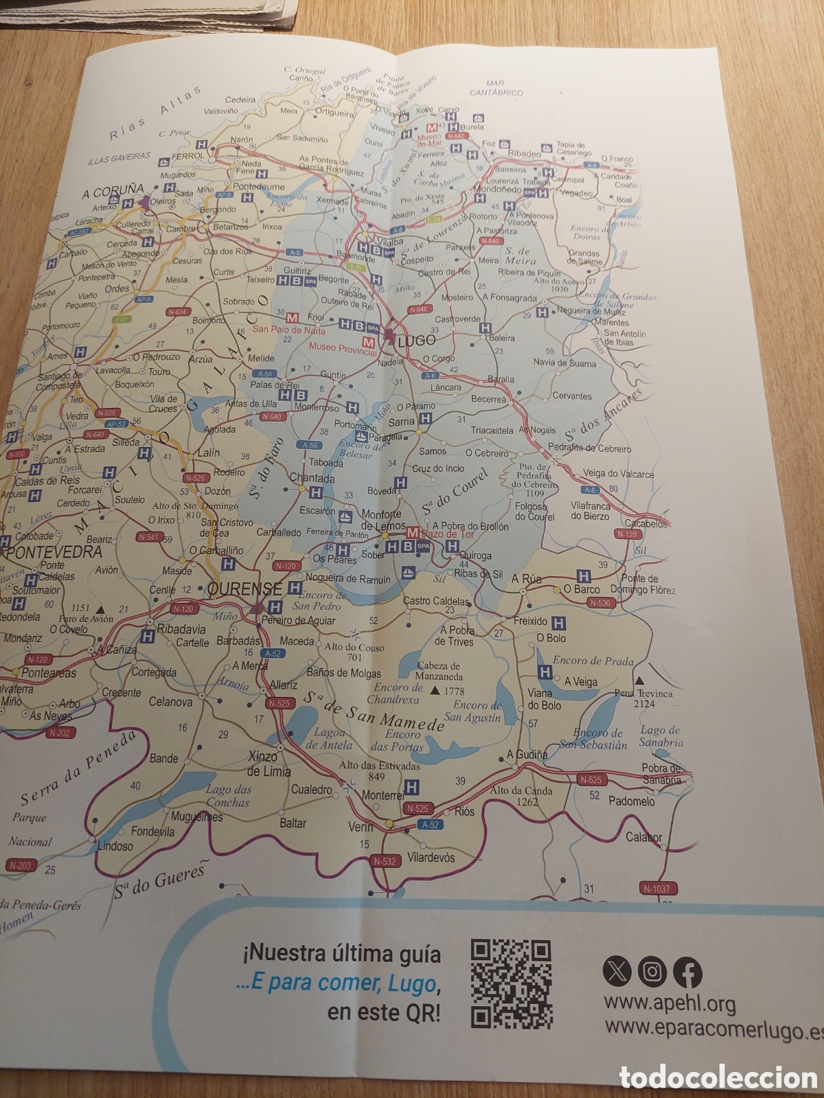Folletos de turismo: LUGO MAPA DEPUTACION - Foto 2