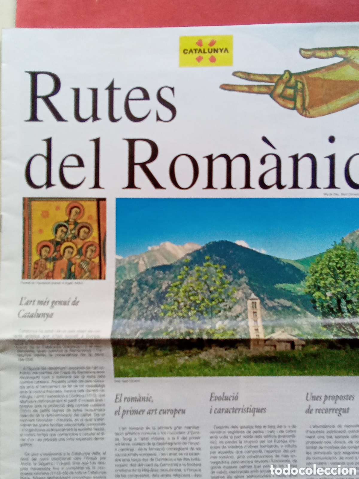 Folhetos de turismo: CATALUNYA TUISME . RUTES D EL ROM&Agrave;NIC