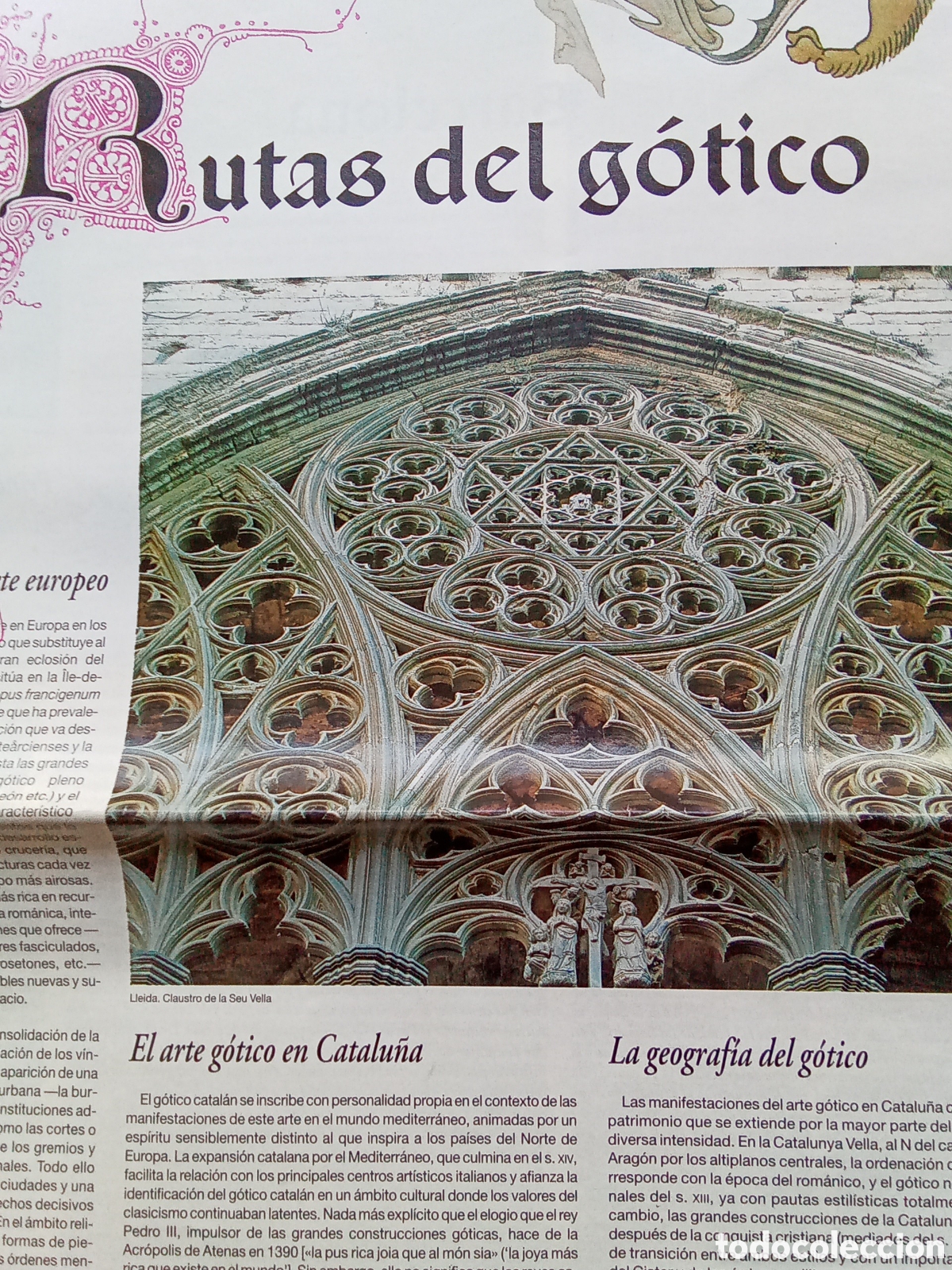 Folhetos de turismo: CATALUNYA TURISMO .RUTAS DEL G&Oacute;TICO