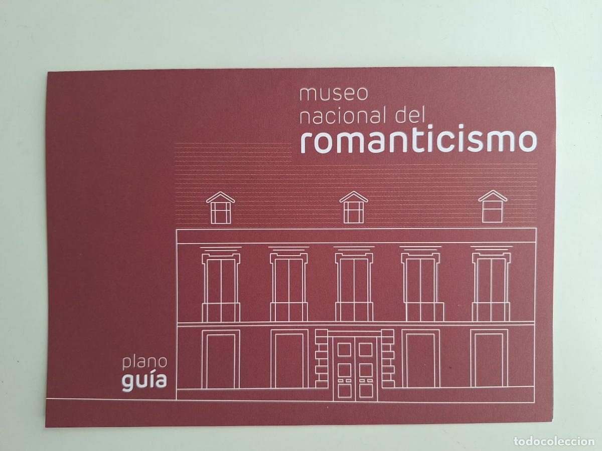 Folhetos de turismo: Folleto plano gu&iacute;a del Museo del Romanticismo Madrid Arte Museos