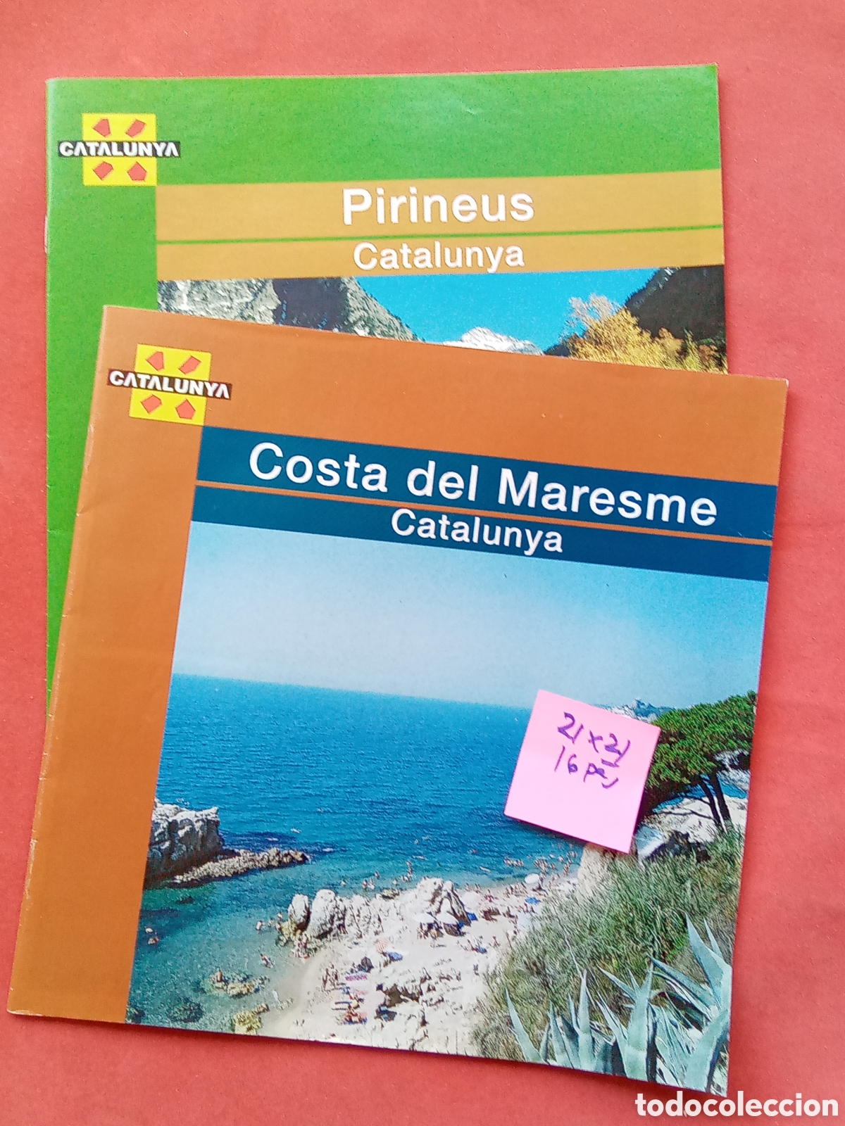 Folhetos de turismo: FOLLETOS DE TURISMO PIRINEUS Y COSTA DEL MARSME. CATALUNYA.EN CATAL&Aacute;N