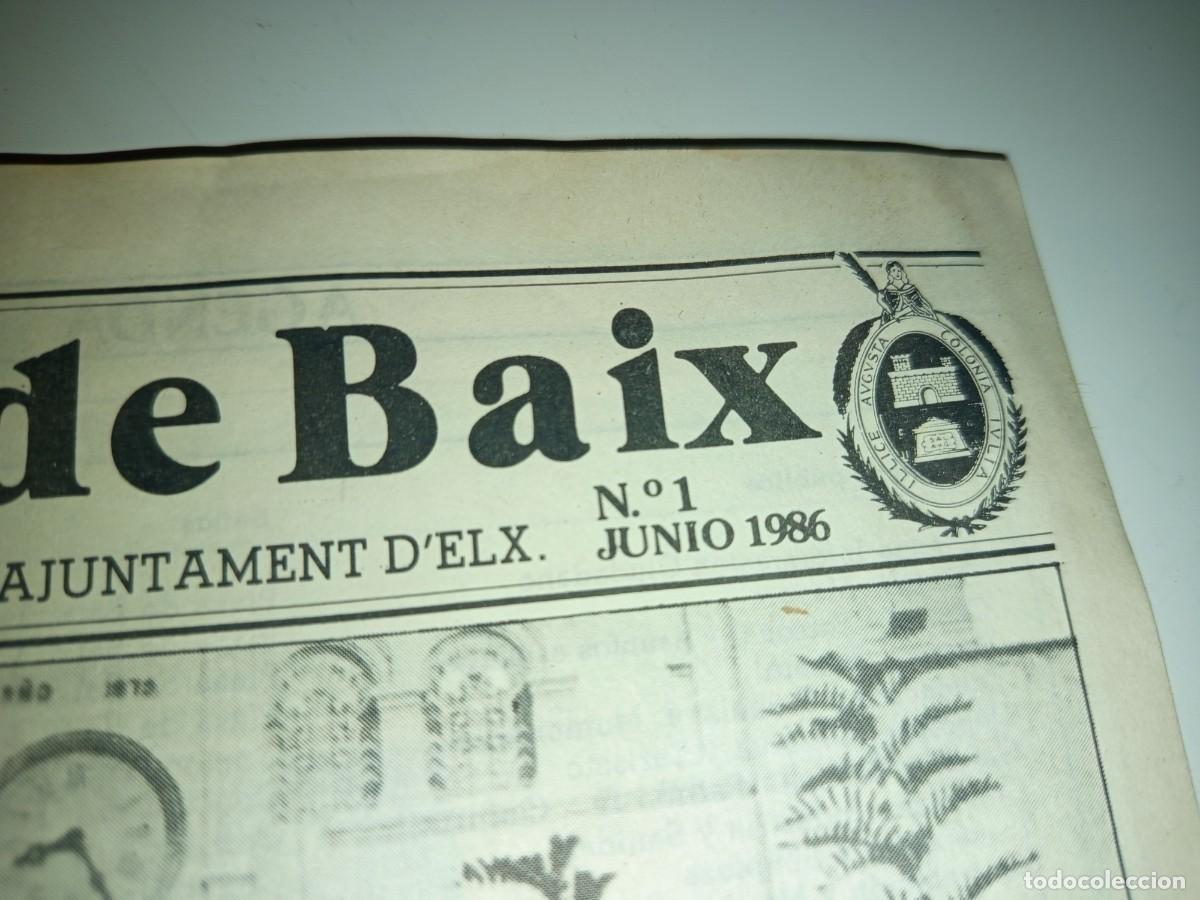 Folletos de turismo: Pla&ccedil;a de Baix primer ejemplar a&ntilde;o 1986 - Foto 2
