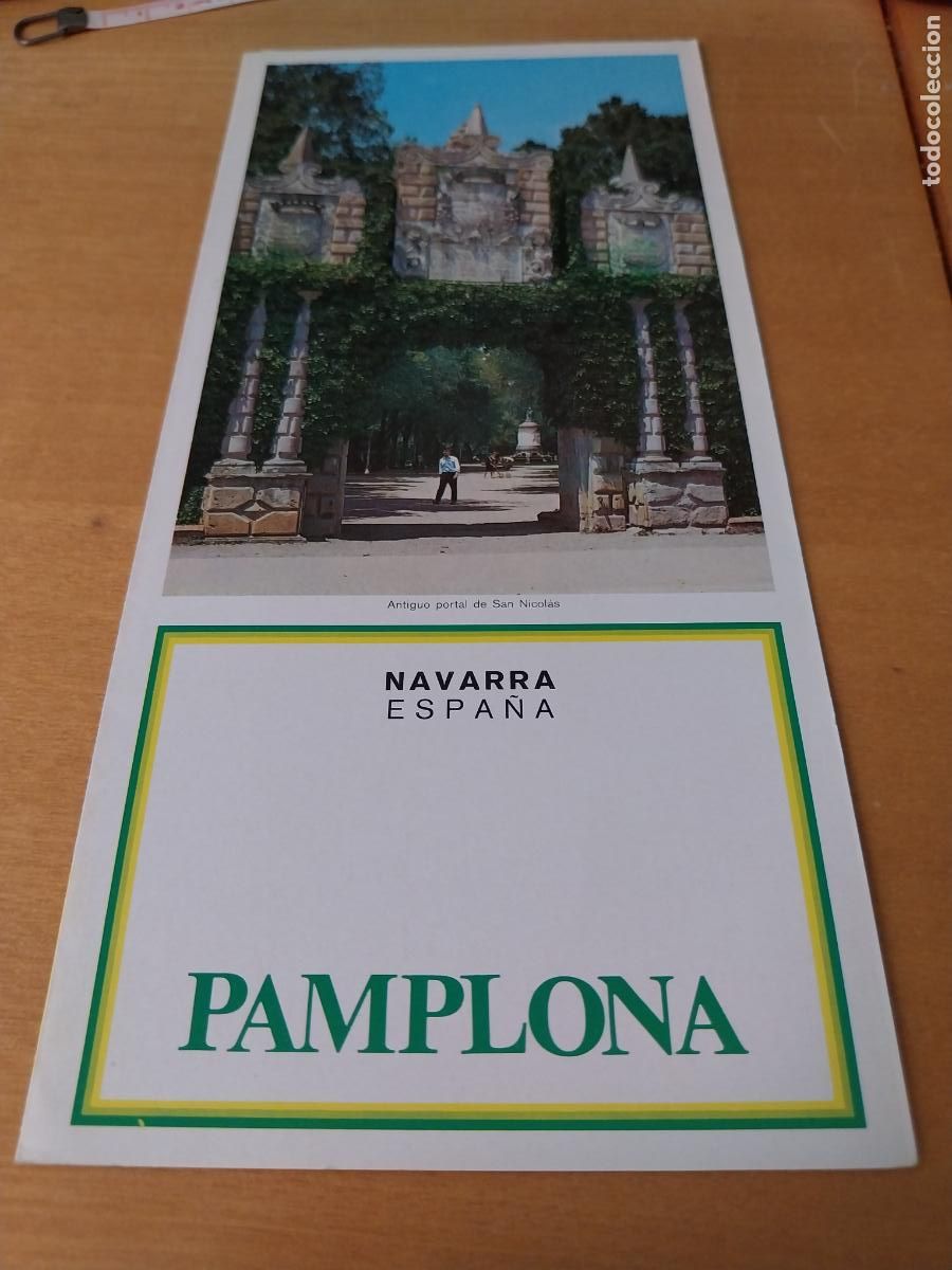 Folhetos de turismo: PAMPLONA NAVARRA CATALOGO FOLLETO A&Ntilde;O 1969 22X10CMS