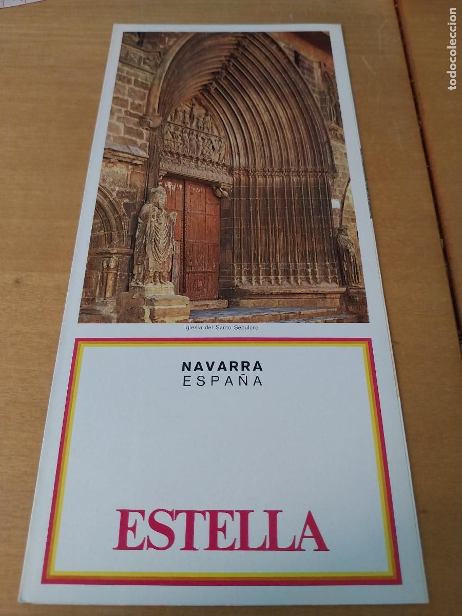 Folhetos de turismo: ESTELLA NAVARRA CATALOGO FOLLETO A&Ntilde;O 1969 22X10CMS