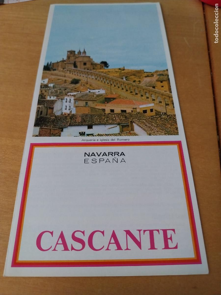 Folhetos de turismo: CASCANTE NAVARRA CATALOGO FOLLETO A&Ntilde;O 1968 22X10CMS