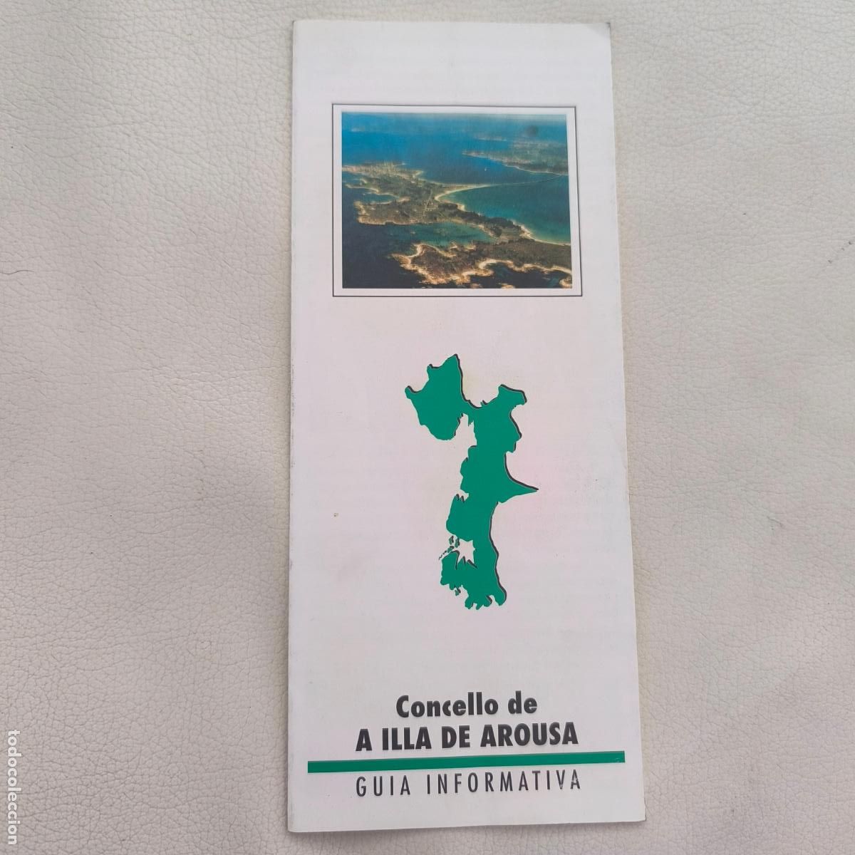 Folhetos de turismo: folleto guia de a illa de arousa