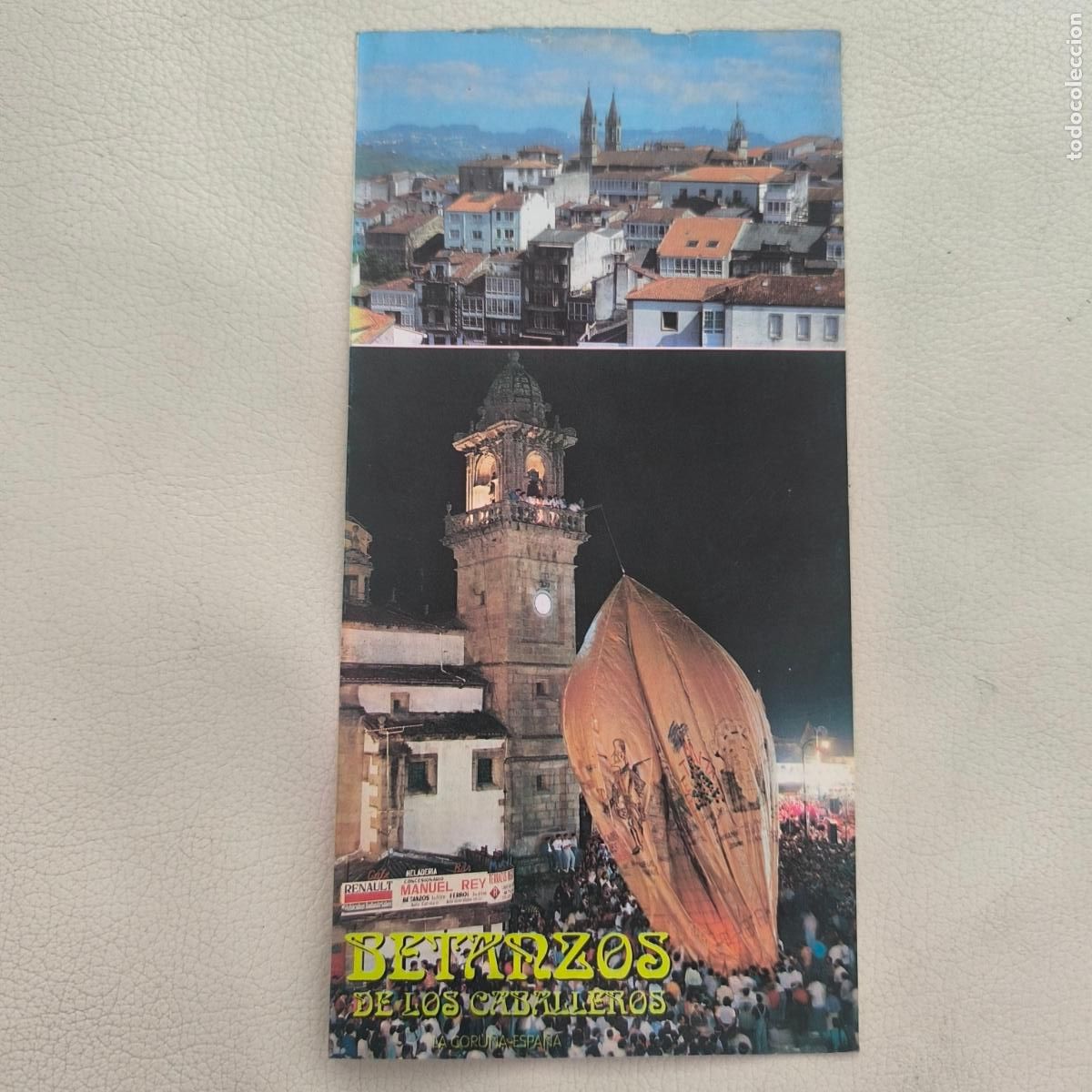 Folhetos de turismo: Folleto guia Betanzos coru&ntilde;a Galicia