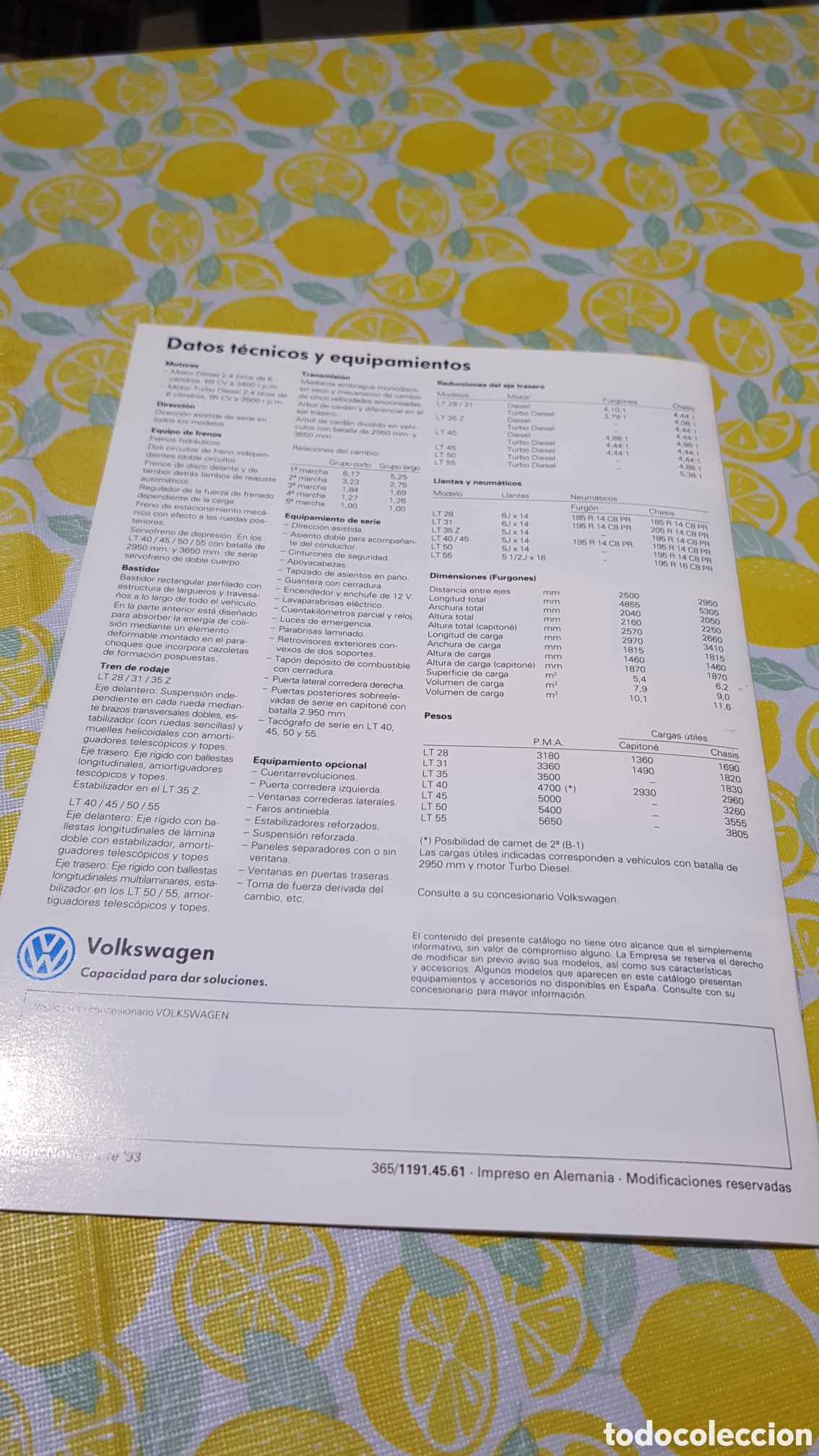 Folletos de turismo: Catalogo Volkswagen LT - Foto 8