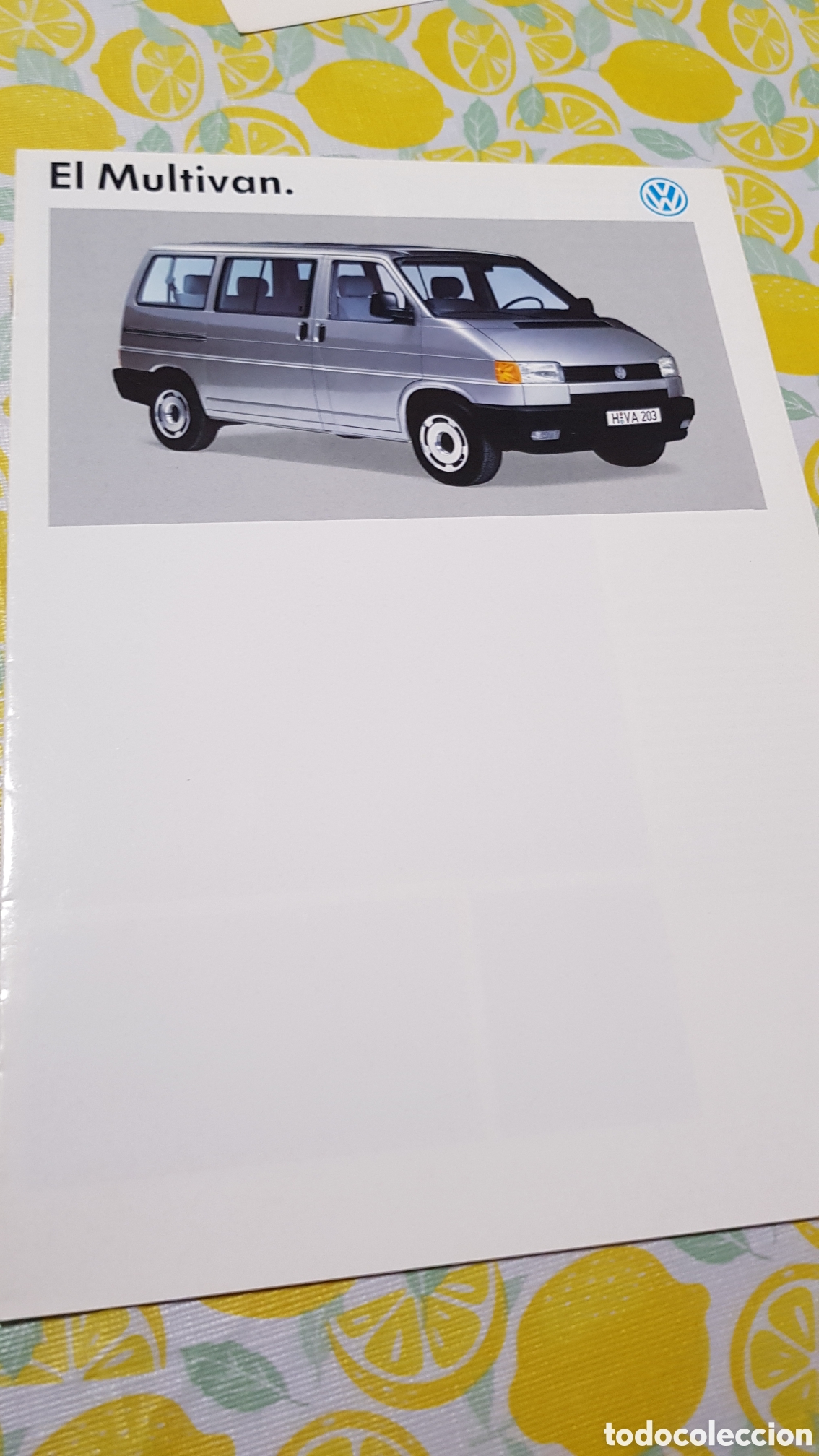 Folletos de turismo: Volkswagen Multivan antigua - Foto 1