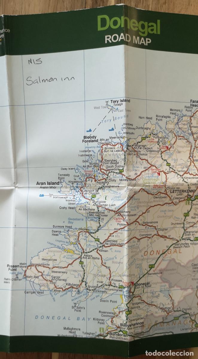 Folletos de turismo: MAPA DONEGAL TOWN ( IRLANDA ) - Foto 2