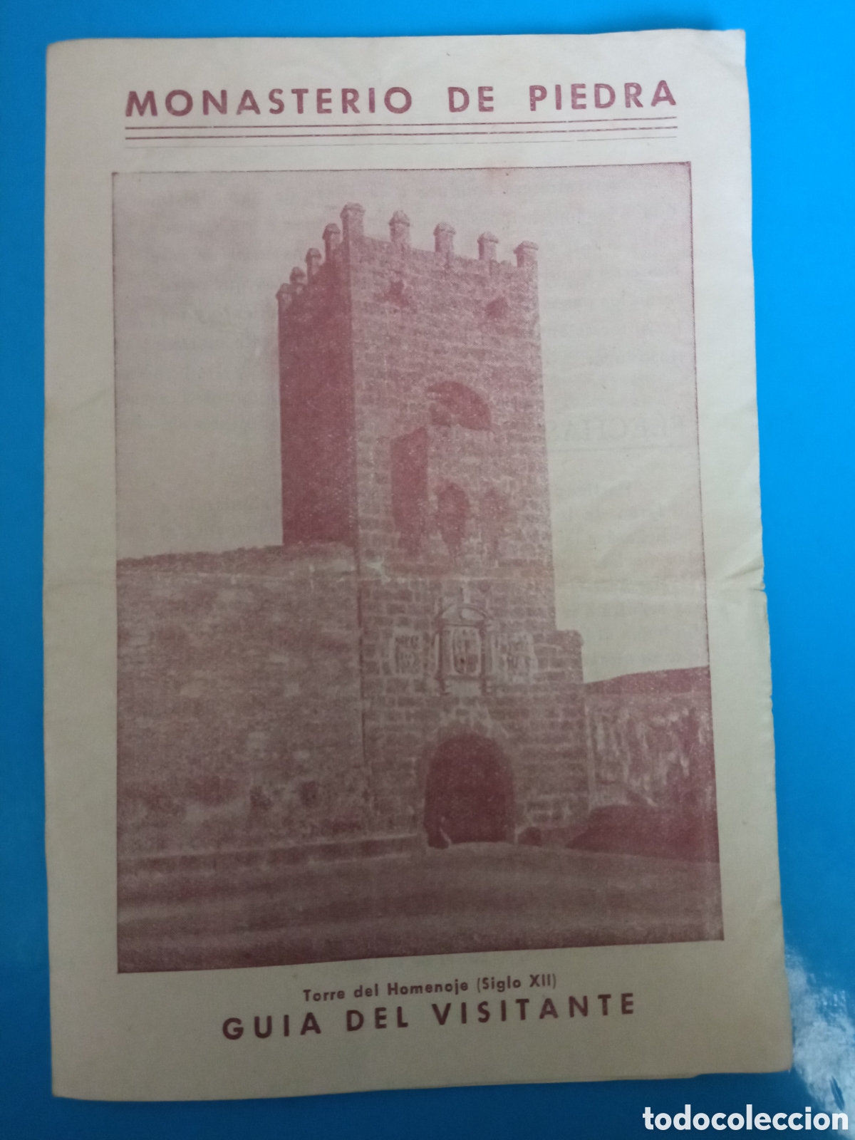 Travel Brochures: Antiguo dictico, Monasterio de Piedra, Guia Del Visitante