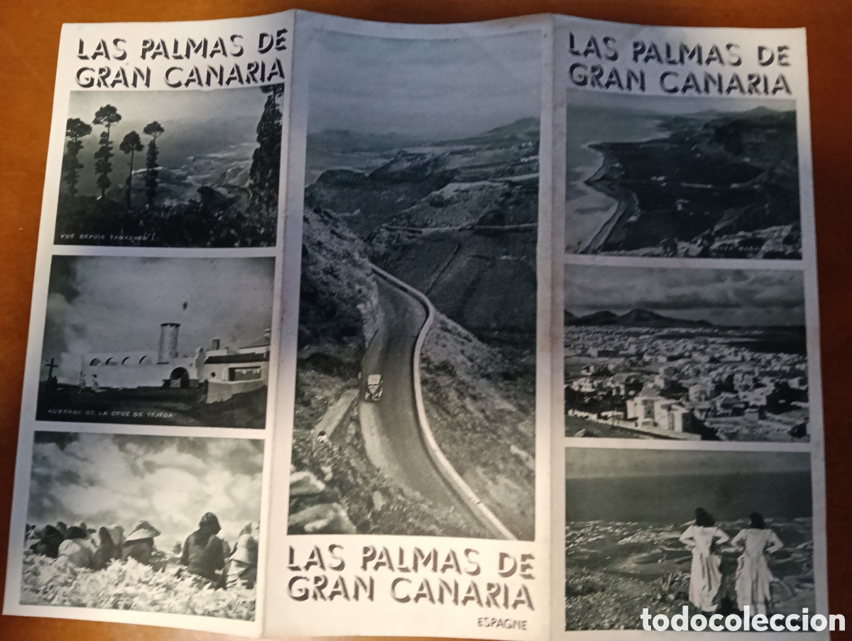 Folhetos de turismo: Folleto de Turismo de Las Palmas de Gran Canaria con los mejores pueblos de Canarias