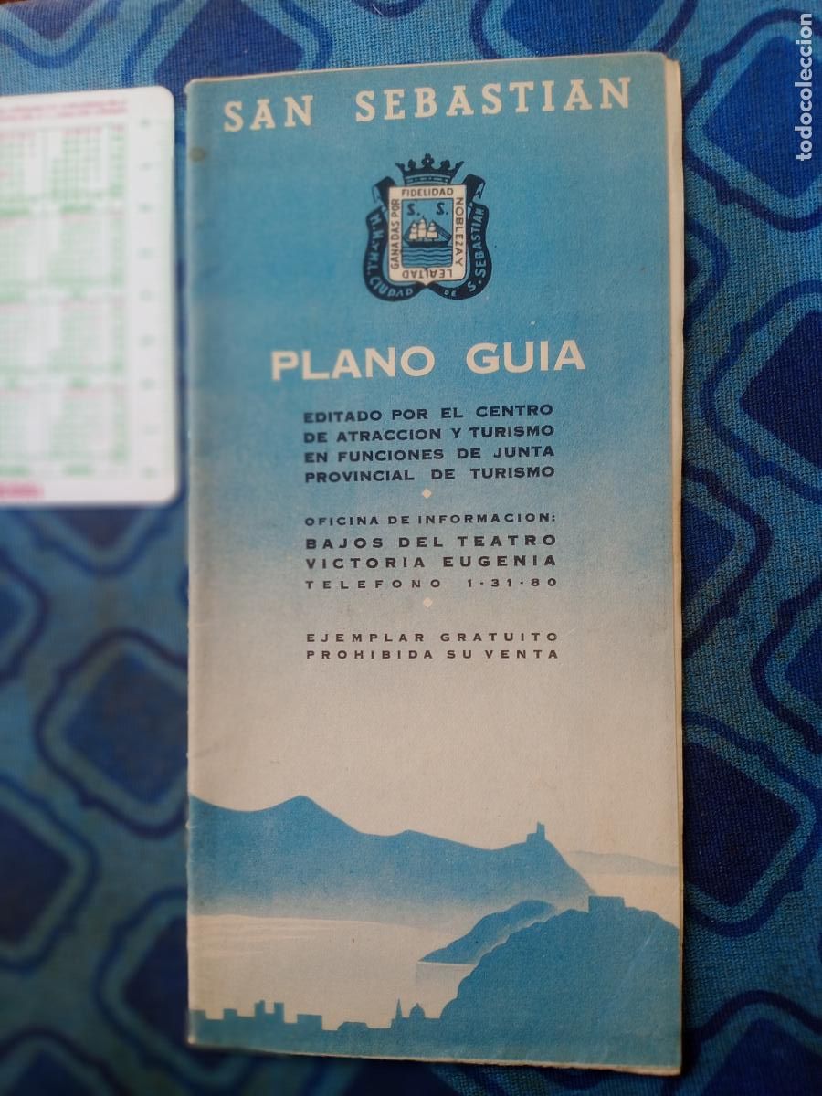Travel Brochures: Plano Gu&iacute;a de San Sebasti&aacute;n