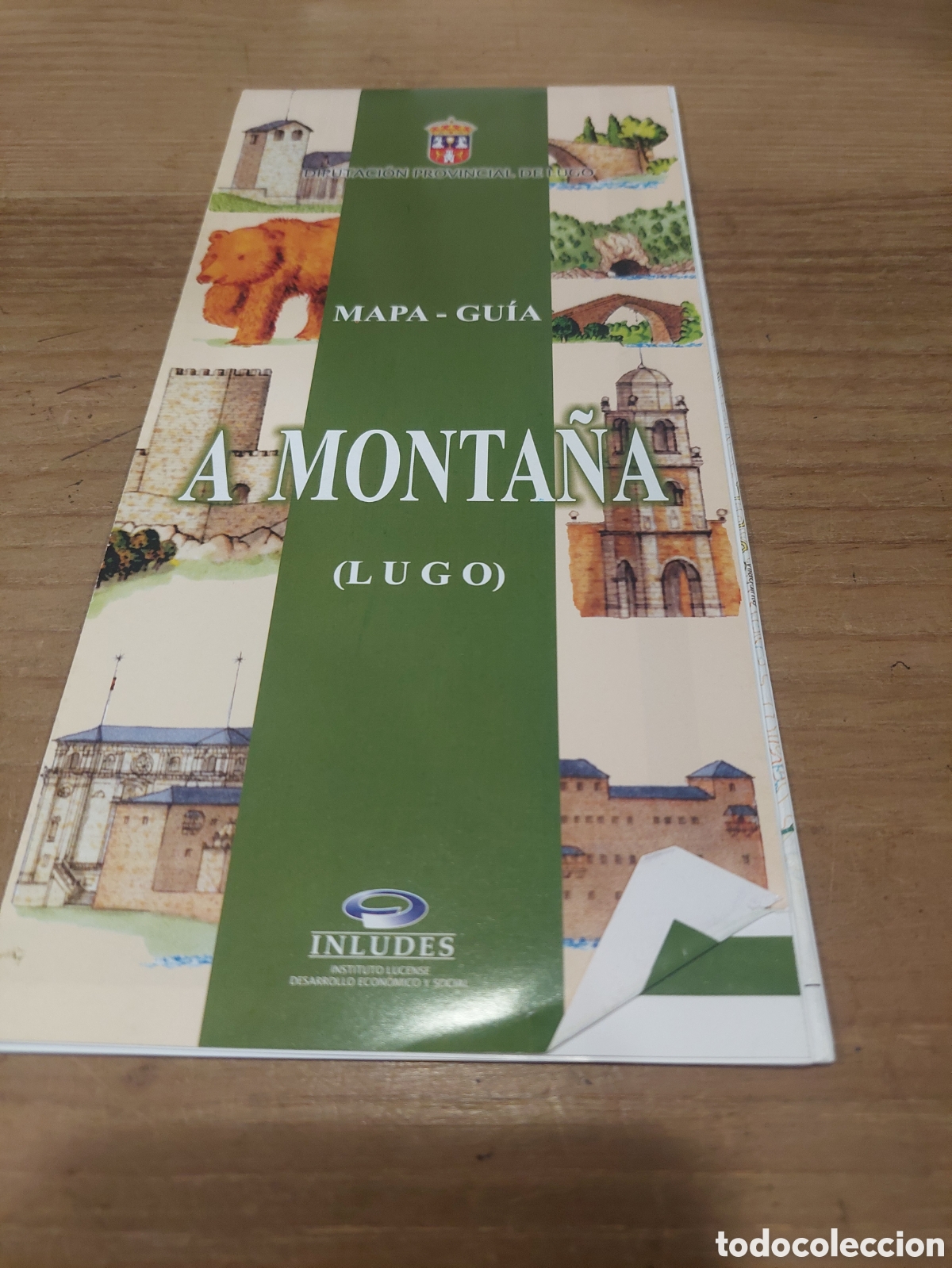 Brochures de tourisme: A MINTA&Ntilde;A LUGO MAPA GUIA DIPUTACI&Oacute;N LUGO INLUDES .