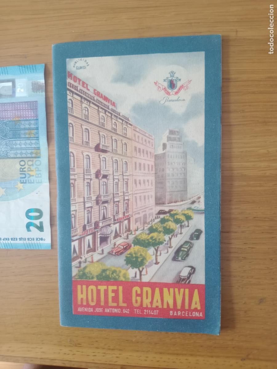 Brochures de tourisme: Barcelona. Hotel Granv&iacute;a, Barcelona