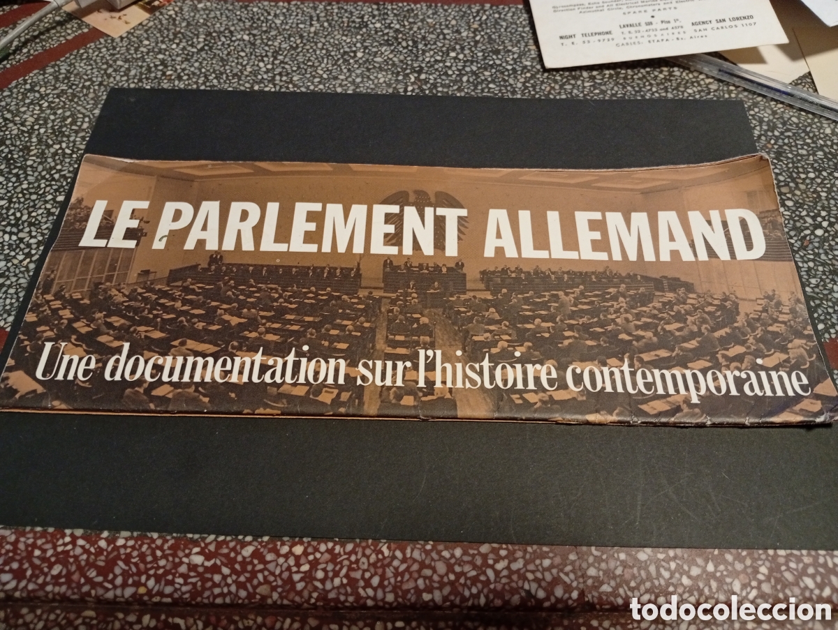 Tourismusbrosch&uuml;ren: Folleto le parlament allemand,une documentation sur l,histoire