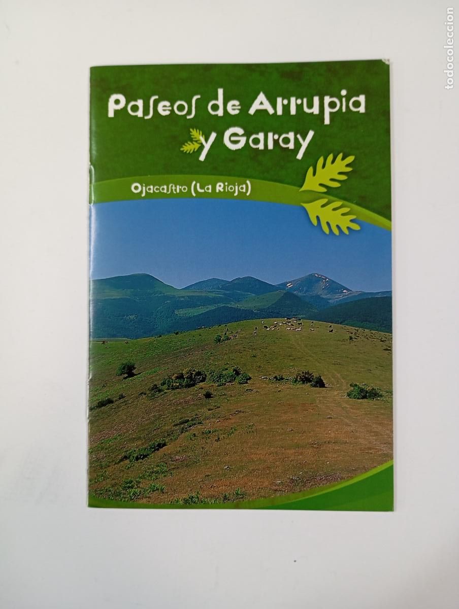 Tourismusbrosch&uuml;ren: FOLLETO TUR&Iacute;STICO PASEOS DE ARRUPIA Y GARAY. OJACASTRO. LA RIOJA. TDKP25B