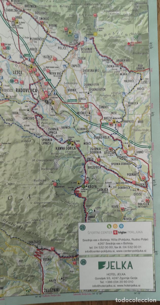 Folletos de turismo: ESLOVENIA - BLED - MAPA Tur&iacute;stico - Foto 3