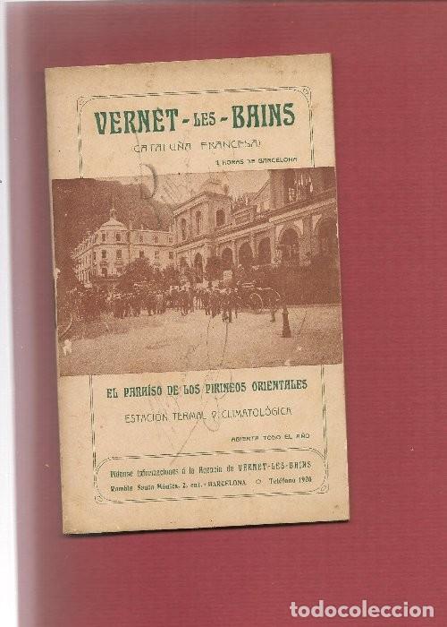 Tourismusbrosch&uuml;ren: VERNET &ndash; LES BAINS Catalu&ntilde;a francesa estaci&oacute;n termal y climatologica , paraiso de los Pirineos