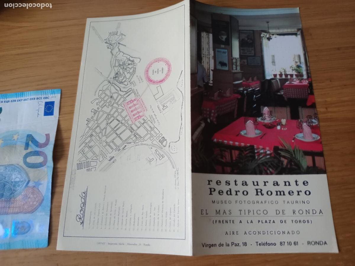 Brochures de tourisme: Restaurante Pedro Romero, Ronda